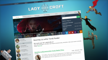 Web LadyCroft pod útokem záporáků