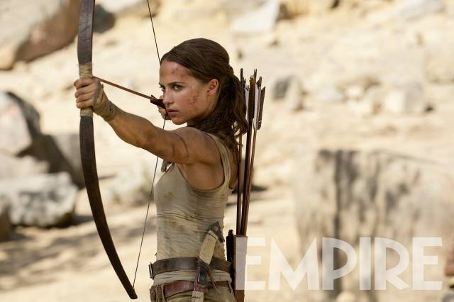 Alicia Vikander Tomb Raider movie - magazín Empire
