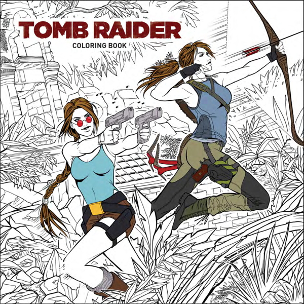 tomb raider coloring book